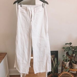 Off white Cullotte high waisted jeans